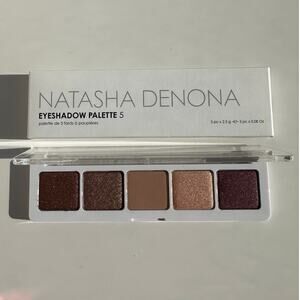 Natasha Denona 5 Pan Eyeshadow Palette 02 NIB Lavender Gray Light Coral +More